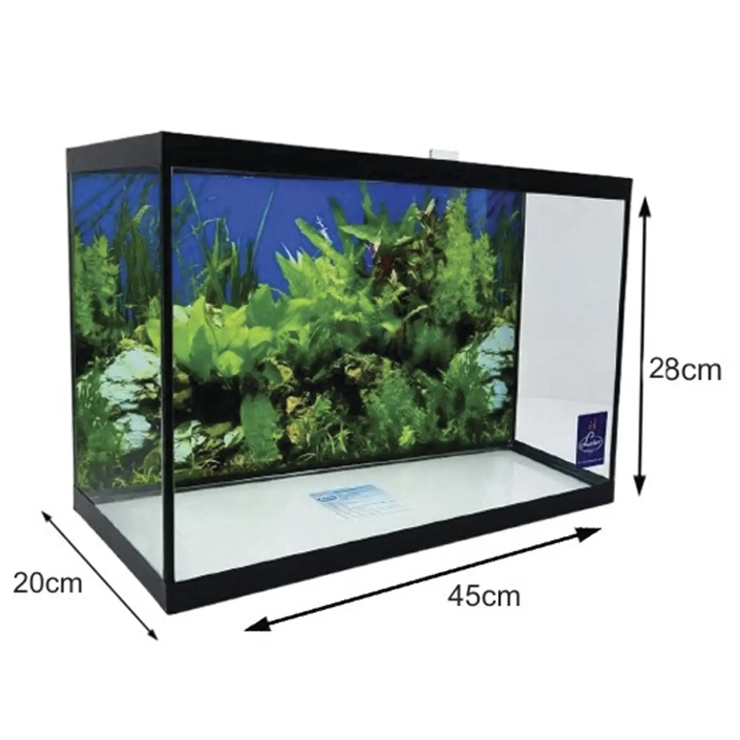 Medidas aquario Lester 25 Litros